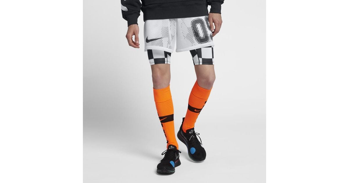 Nike X Off-white Soccer Socks in Orange 