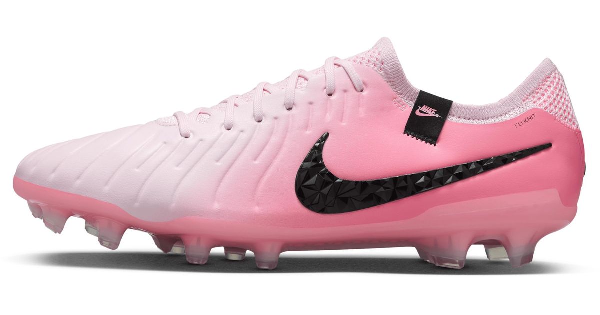 Nike Tiempo Legend 10 Elite Fg Low top Soccer Cleats in Pink for Men Lyst