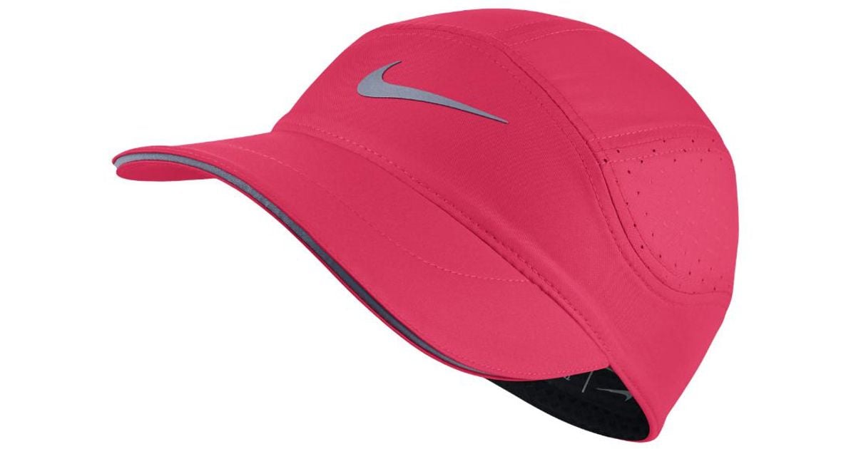 Nike Synthetic Aerobill Women's Running Hat (pink) | Lyst
