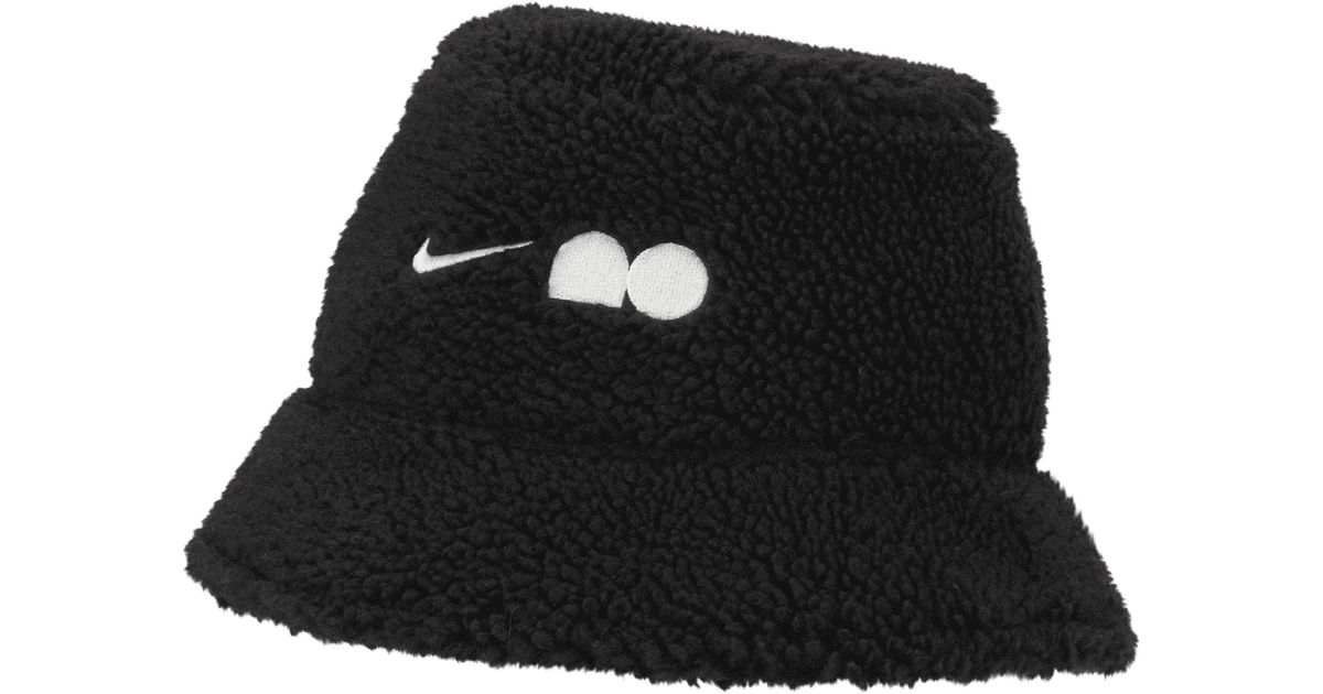 Nike Naomi Osaka Fleece Bucket Hat in Black | Lyst