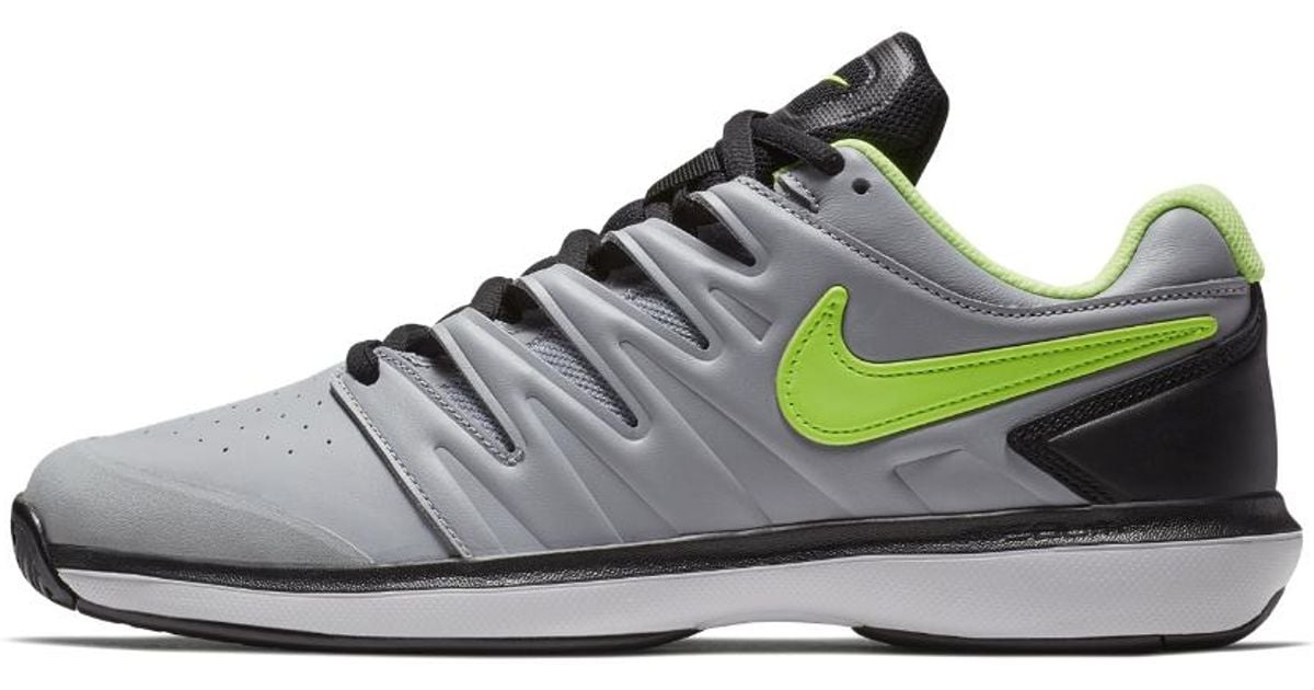 Nike Air Zoom Prestige Leather Hc Men's Tennis Shoe in White for Men | Lyst
