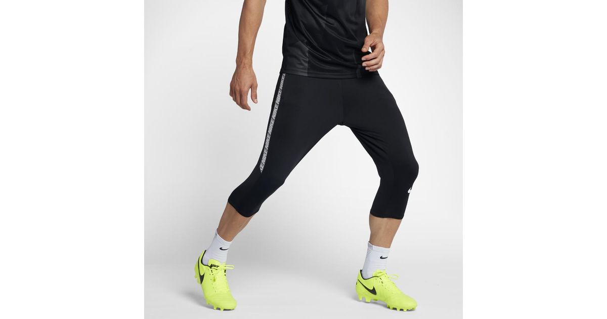 Estimar Alboroto Elaborar Nike Dry Squad Men's 3/4 Soccer Pants in Black for Men | Lyst