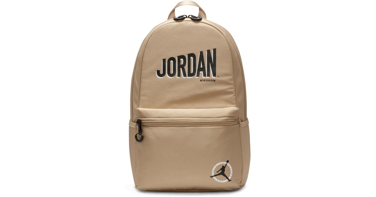 Nike Jordan Mj Mvp Flight Daypack Backpack in Natural | Lyst UK