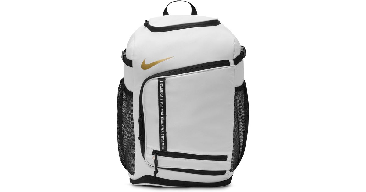 best nike volleyball backpacks Nike, Unisex, Varsity Elite Backpack (32L), Black/Black/Metallic Silver, One Size : Sports & Outdoors featuring adjustable sternum and waist straps Nike Elite Pro Basketball /