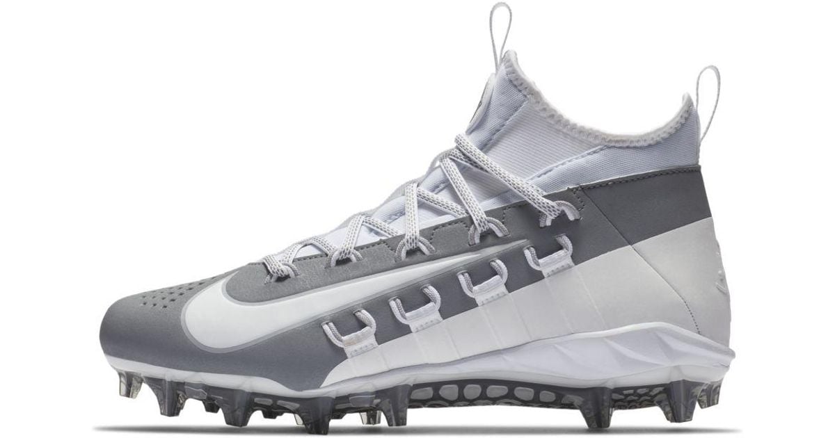 Nike Alpha Huarache 6 Elite Lax Lacrosse Cleat in White for Men - Lyst