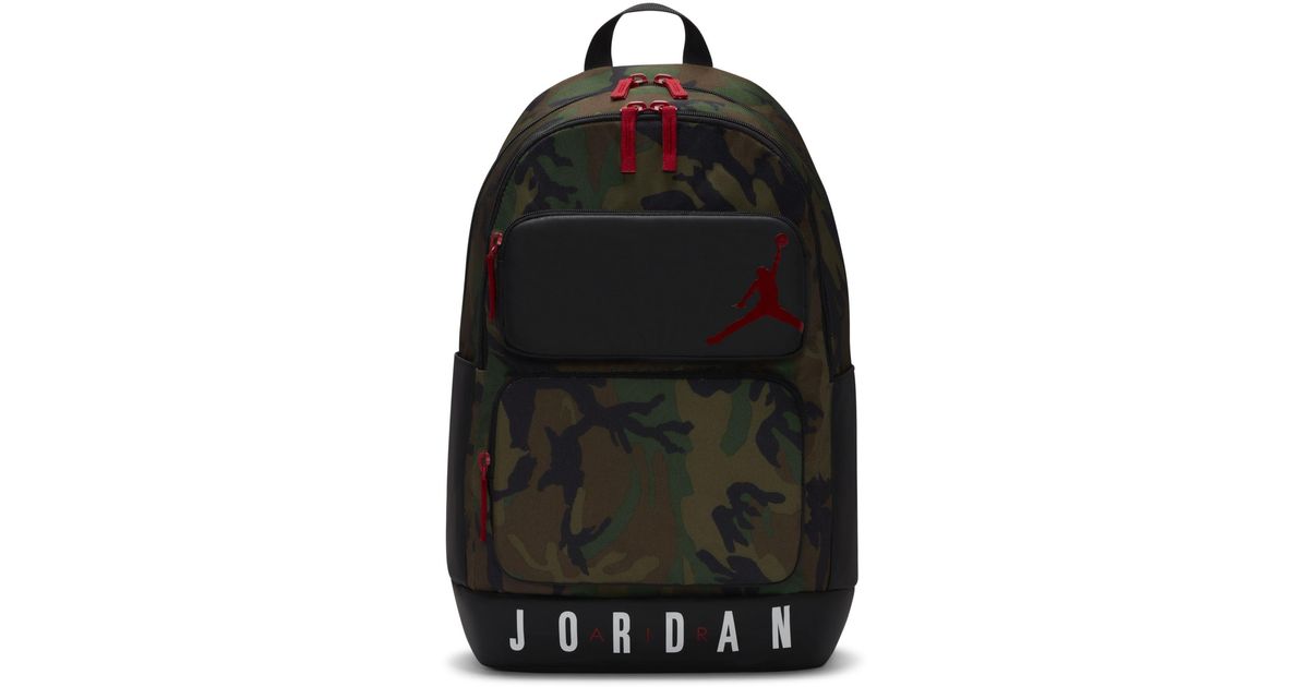 nike green camo backpack