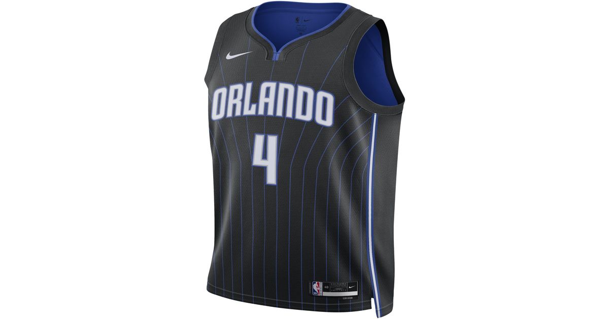 black and blue orlando magic jersey