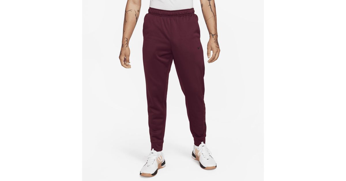 Nike Thermafit Tapered Fitness Pants for Men Lyst