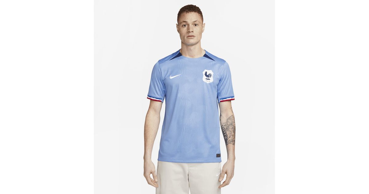 Nike Fff 2023 Stadium Home Dri-fit Football Shirt 50% Recycled Polyester in  Blue for Men | Lyst
