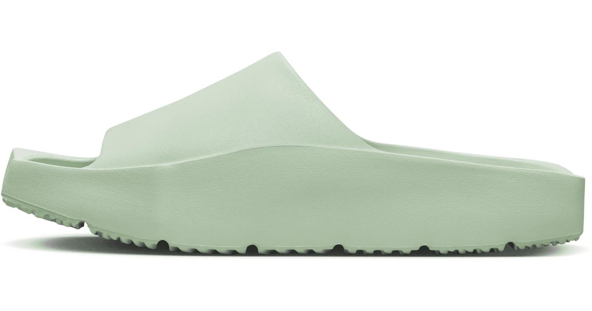 lime green jordan slides