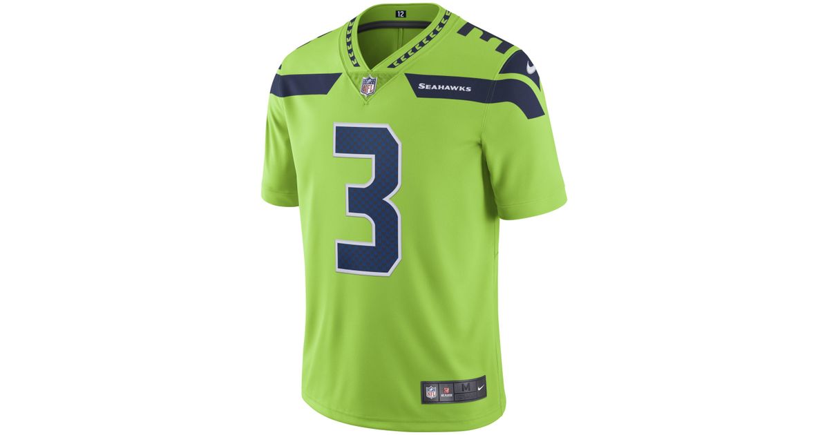 nike green seahawks jersey