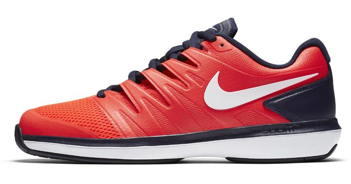 Nike Air Zoom Prestige Hc Men's Tennis Shoe in Red for Men | Lyst