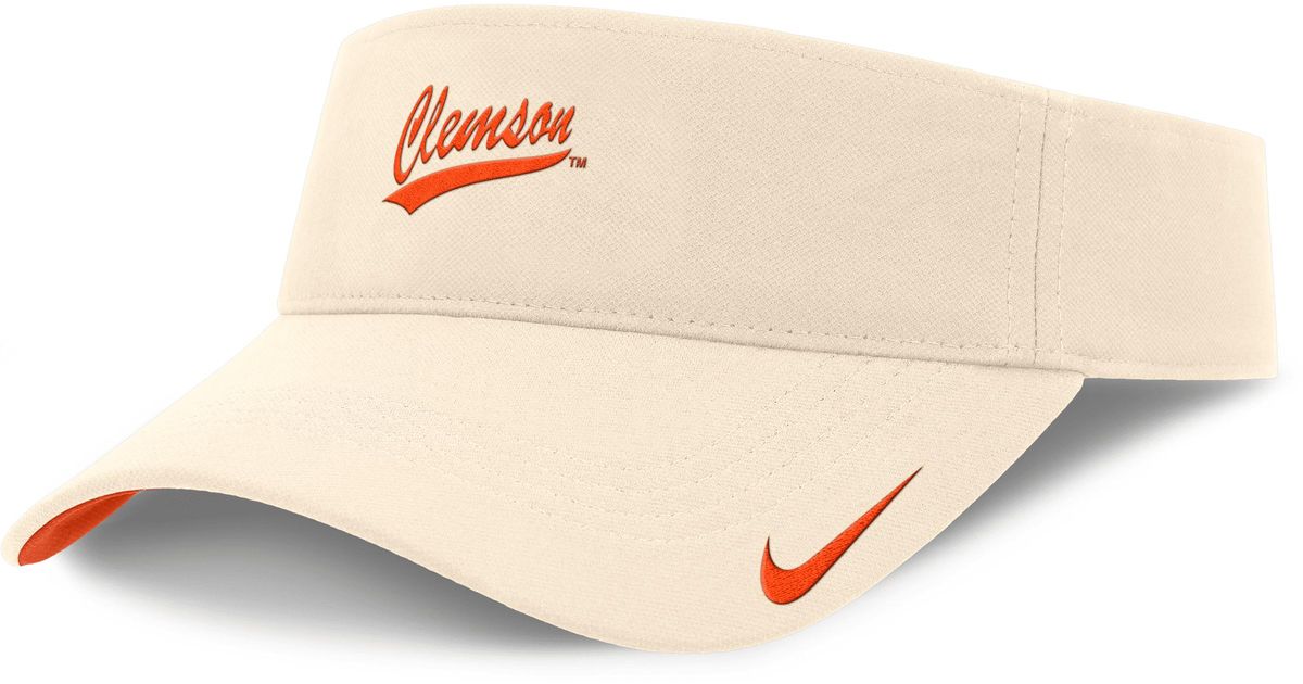 clemson nike visor