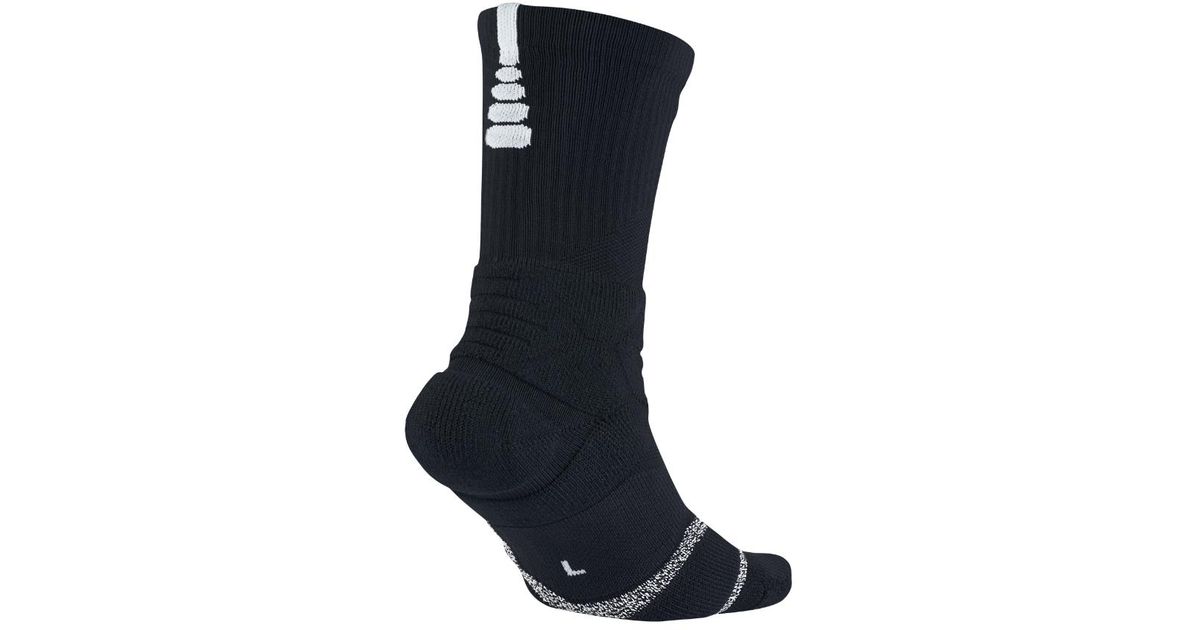 Nike Grip Power Crew Basketball Socks in Black for Men | Lyst