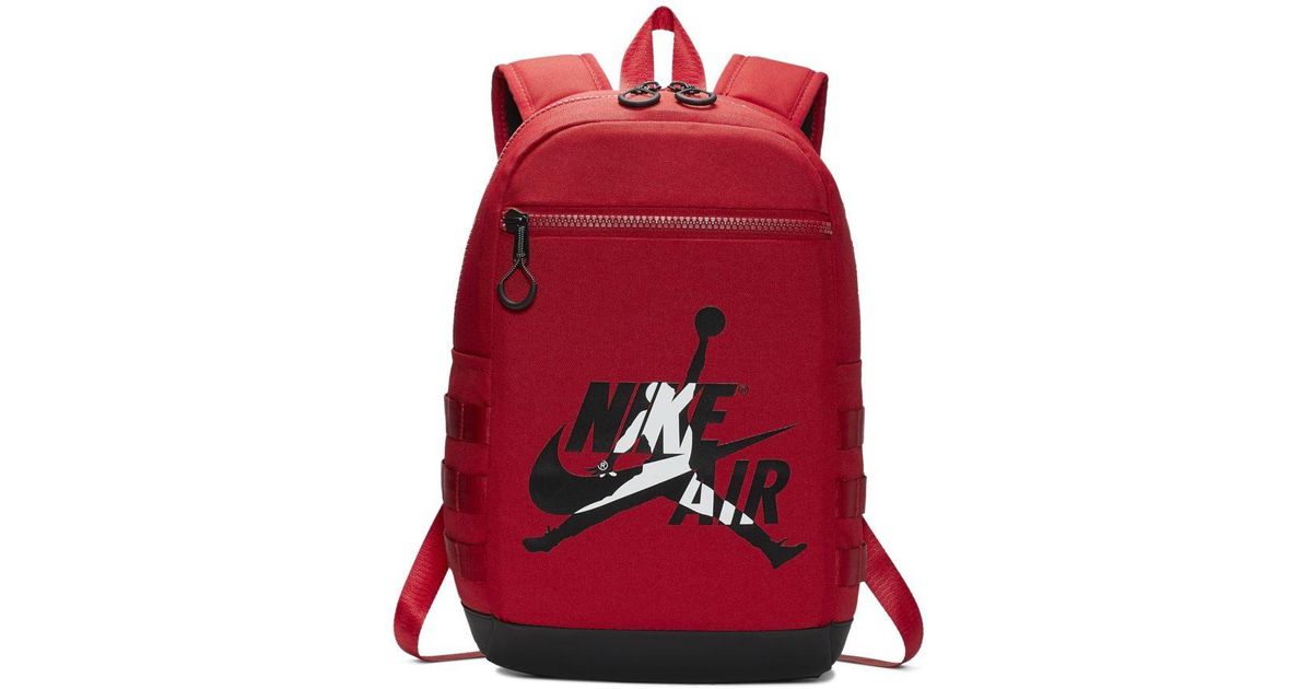 jordan jumpman backpack red