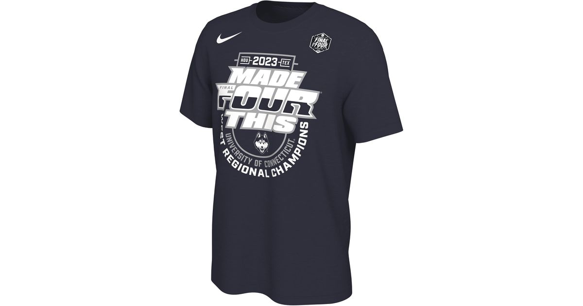 Nike Uconn College Regional Champs T-shirt In Blue, for Men | Lyst