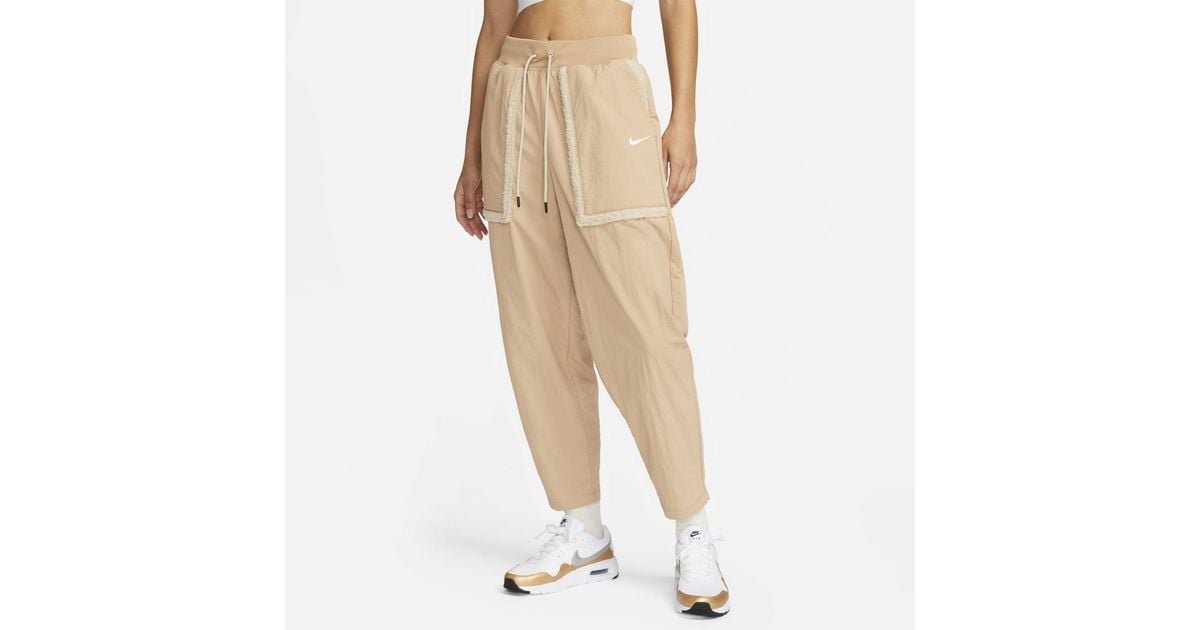 nike fleece curve pants
