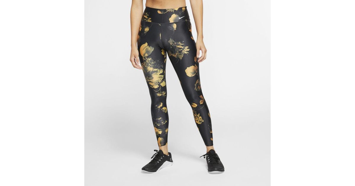 nike women's power floral training tights