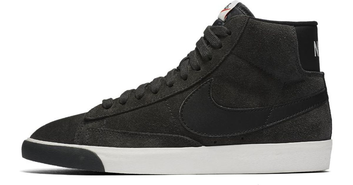 nike blazer mid vintage womens black