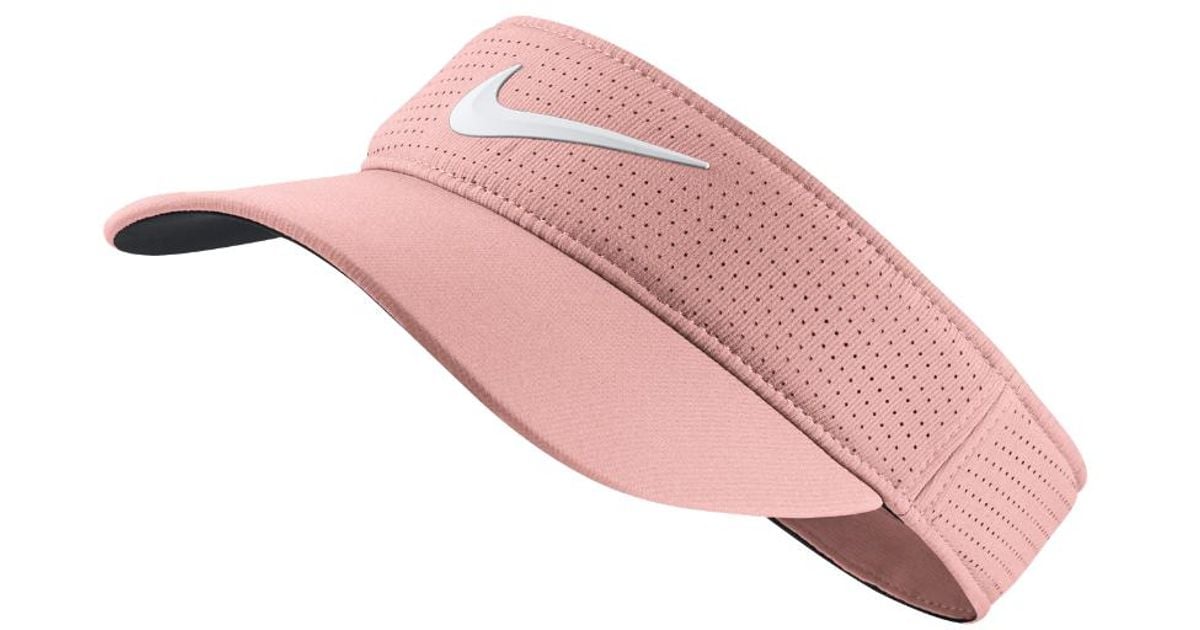 Nike Aerobill Women's Golf Visor (pink) | Lyst