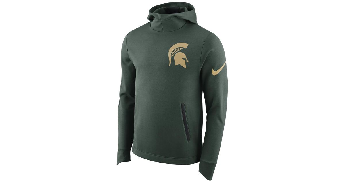 Nike College Elite Pk80 (michigan State) Men's Pullover Hoodie in Green for  Men | Lyst