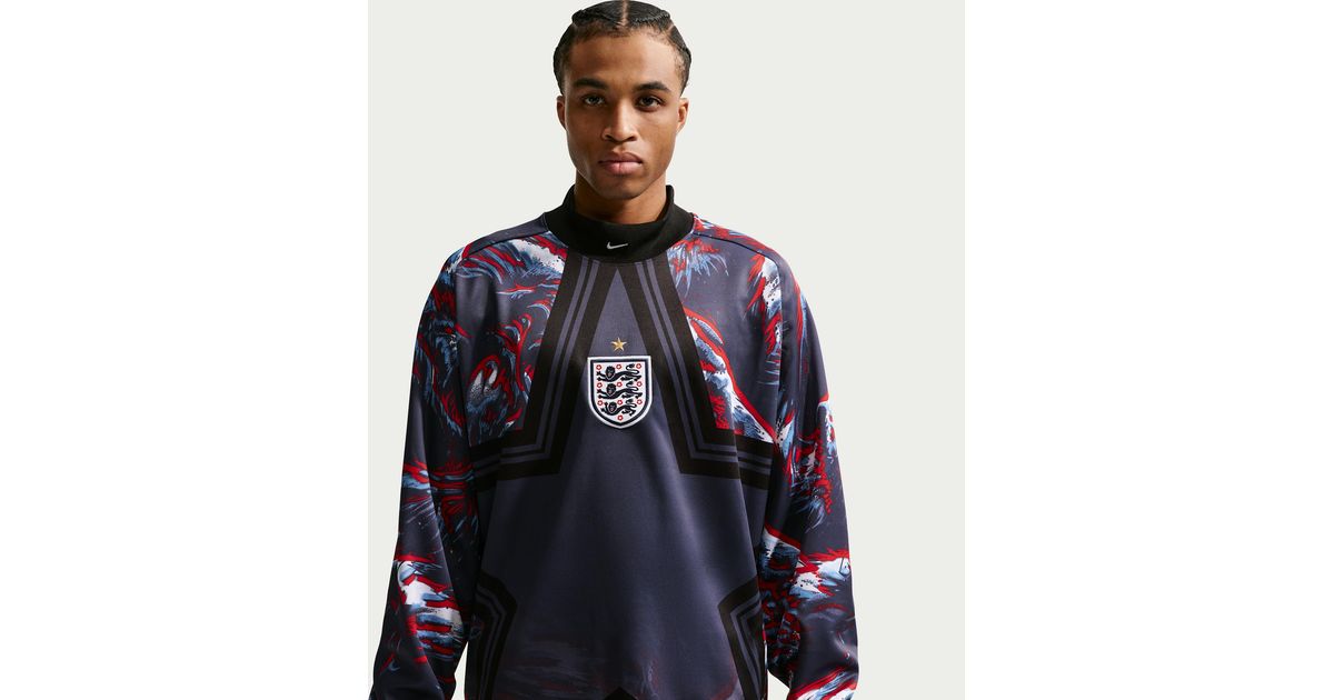 Nike England Hollywood Keeper Football Shirt in Blue for Men | Lyst