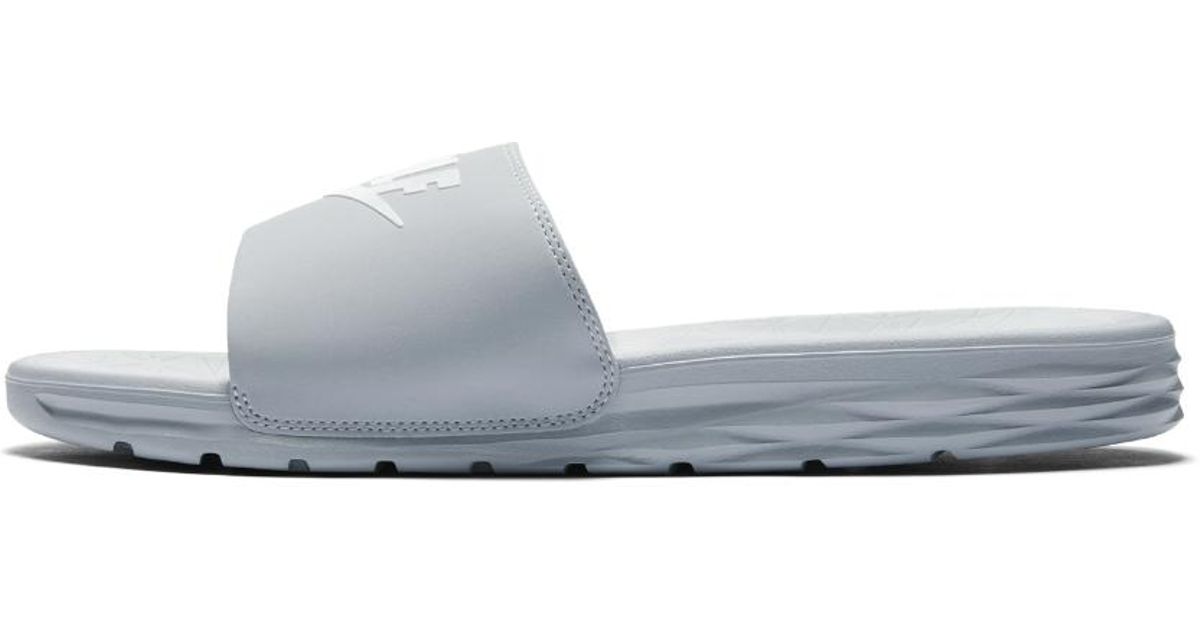Nike Benassi Solarsoft 2 Golf Slides (wolf Grey, 13.0 D(m) Us) in Gray for  Men - Lyst