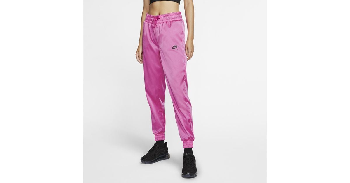 nike air women's satin tracksuit bottoms