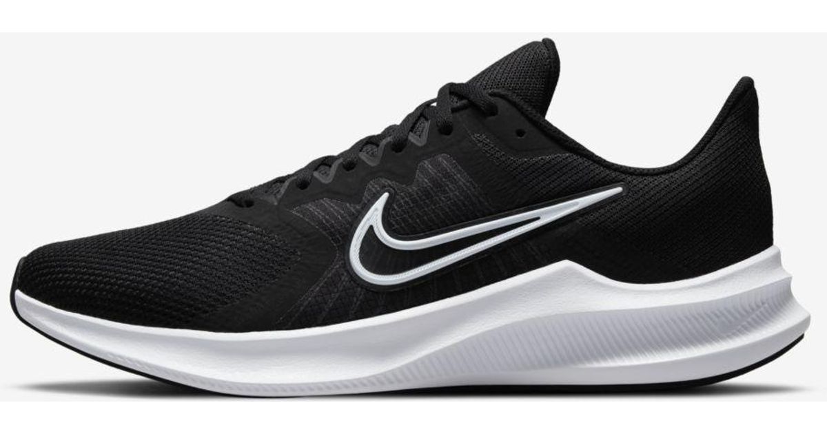 Nike Rubber Downshifter 11 Road Running Shoes in Black,Dark Smoke Grey ...