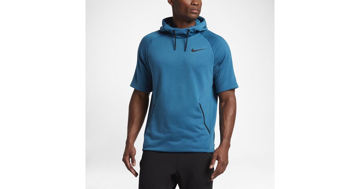 short sleeve training hoodie