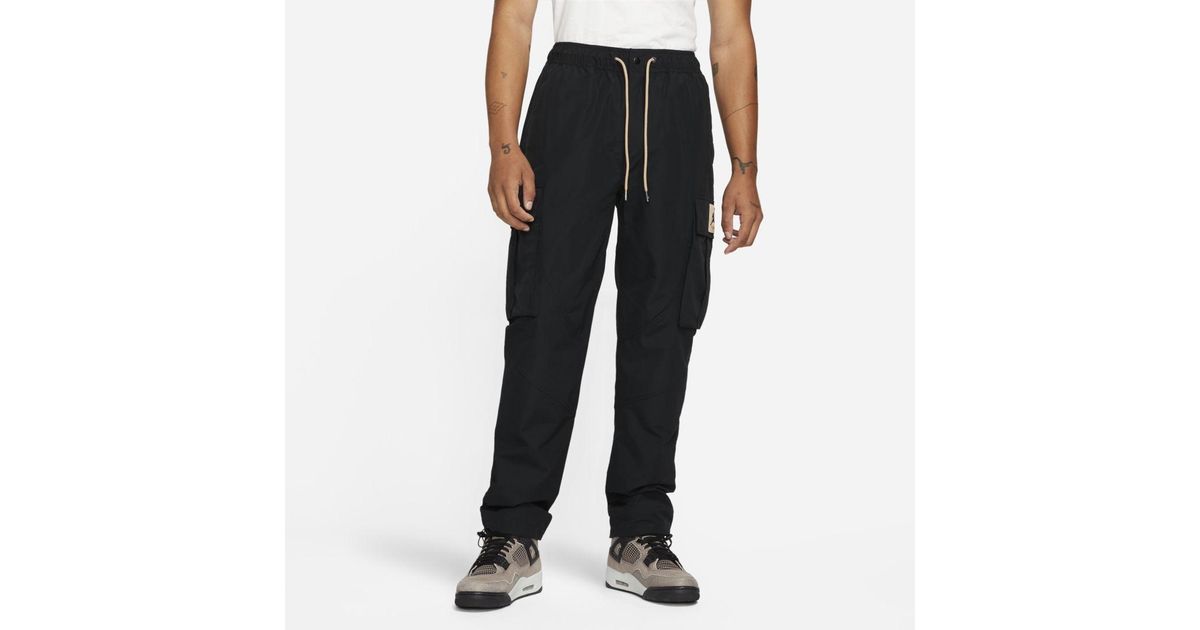 Nike Synthetic Jordan Flight Heritage Cargo Pants in Black for Men 