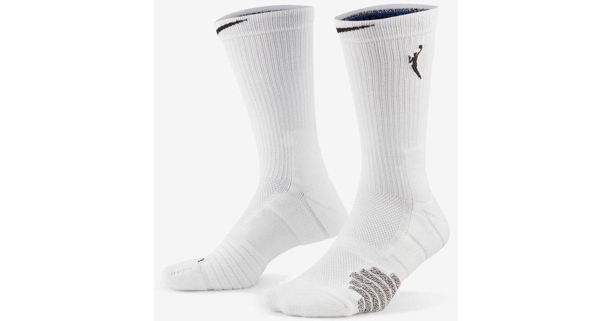 Nike Grip Quick Wnba Crew Socks in White for Men | Lyst