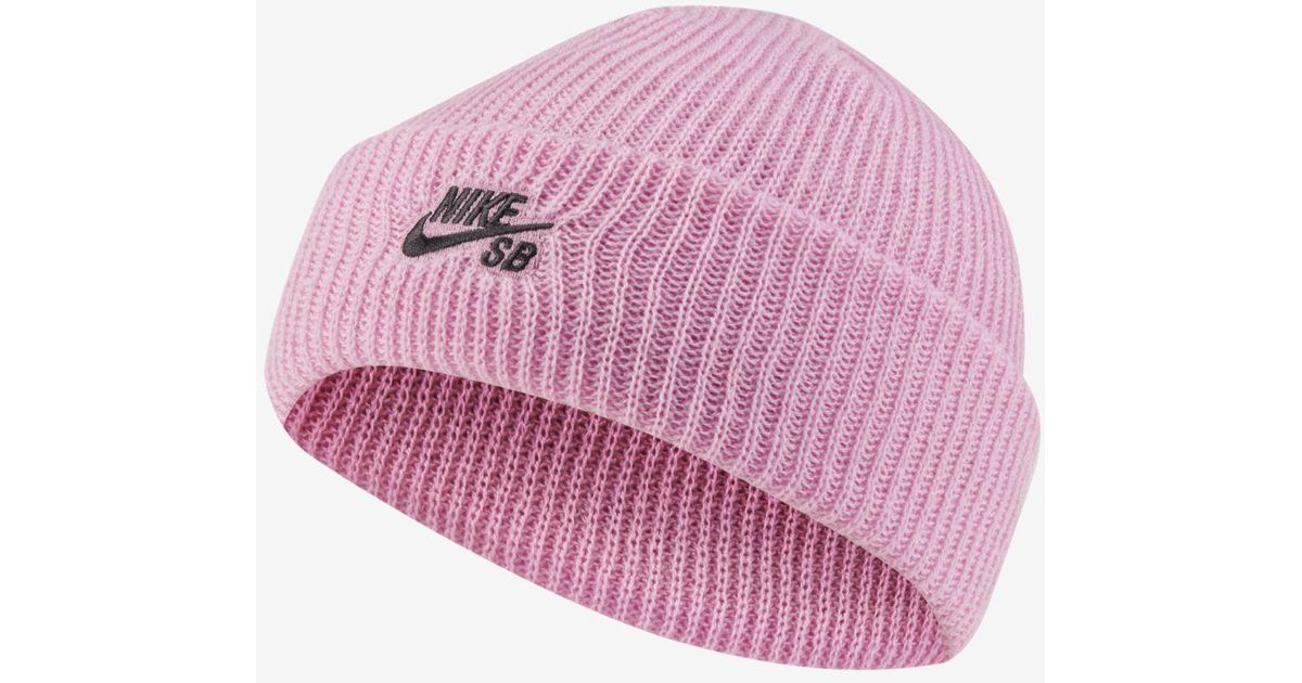 Nike Sb Skate Fisherman Beanie (pink Rise) for Men - Lyst
