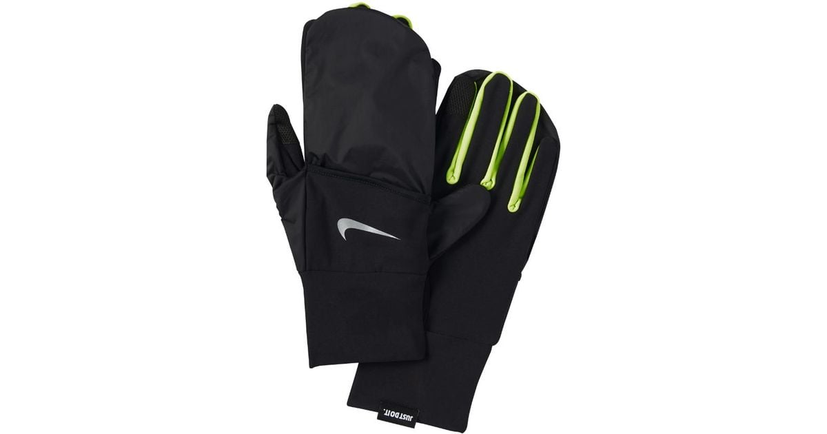 Nike Synthetic Vapor 2.0 Running Mittens in Black - Lyst