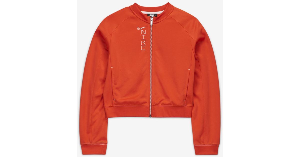 Nike Synthetic Sportswear Jacket (team Orange) - Clearance Sale - Lyst