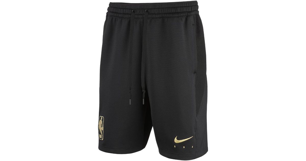 Nike Synthetic Therma Flex Association Men's Nba Shorts in Black 