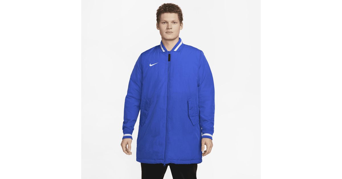 Nike Dugout Baseball Jacket In Blue, for Men Lyst