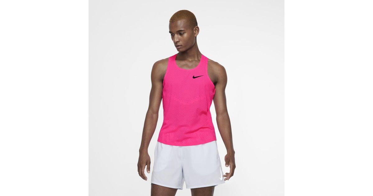 nike pink singlet