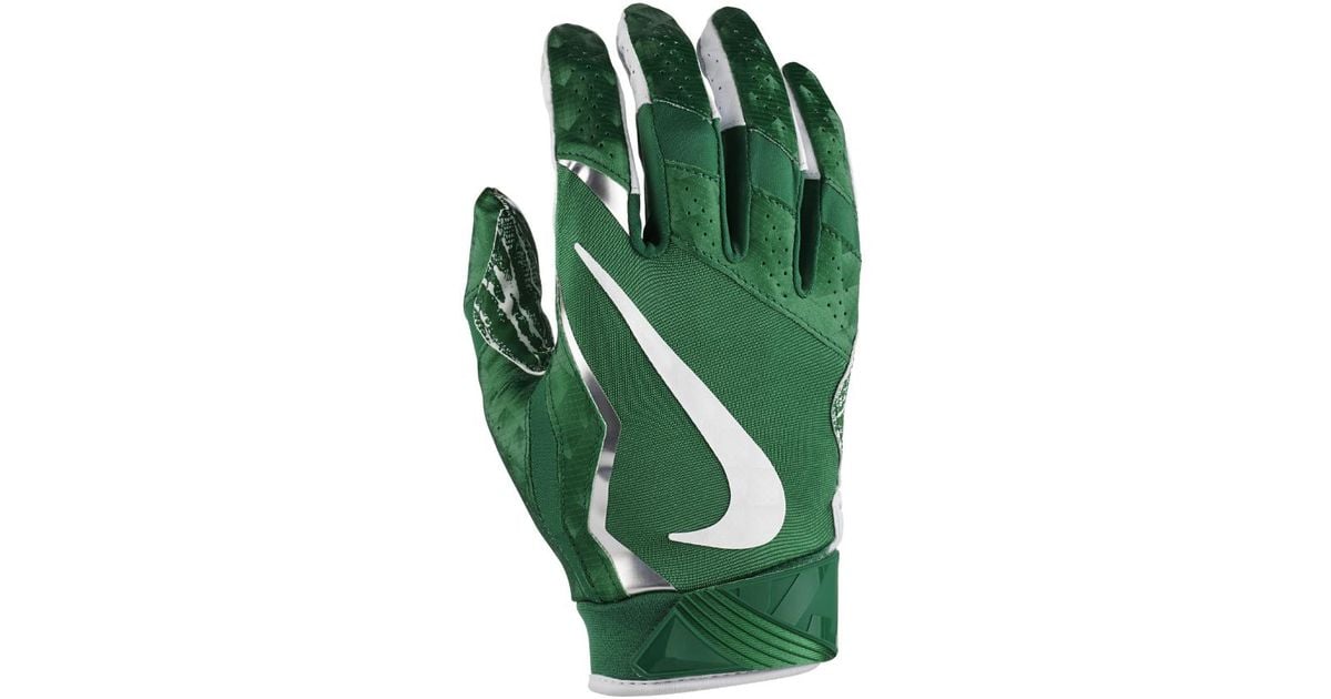 neon green nike football gloves