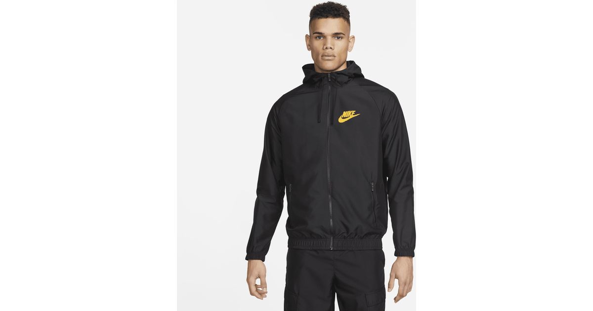 Nike Sportswear Lightweight Woven Jacket in Black for Men | Lyst UK