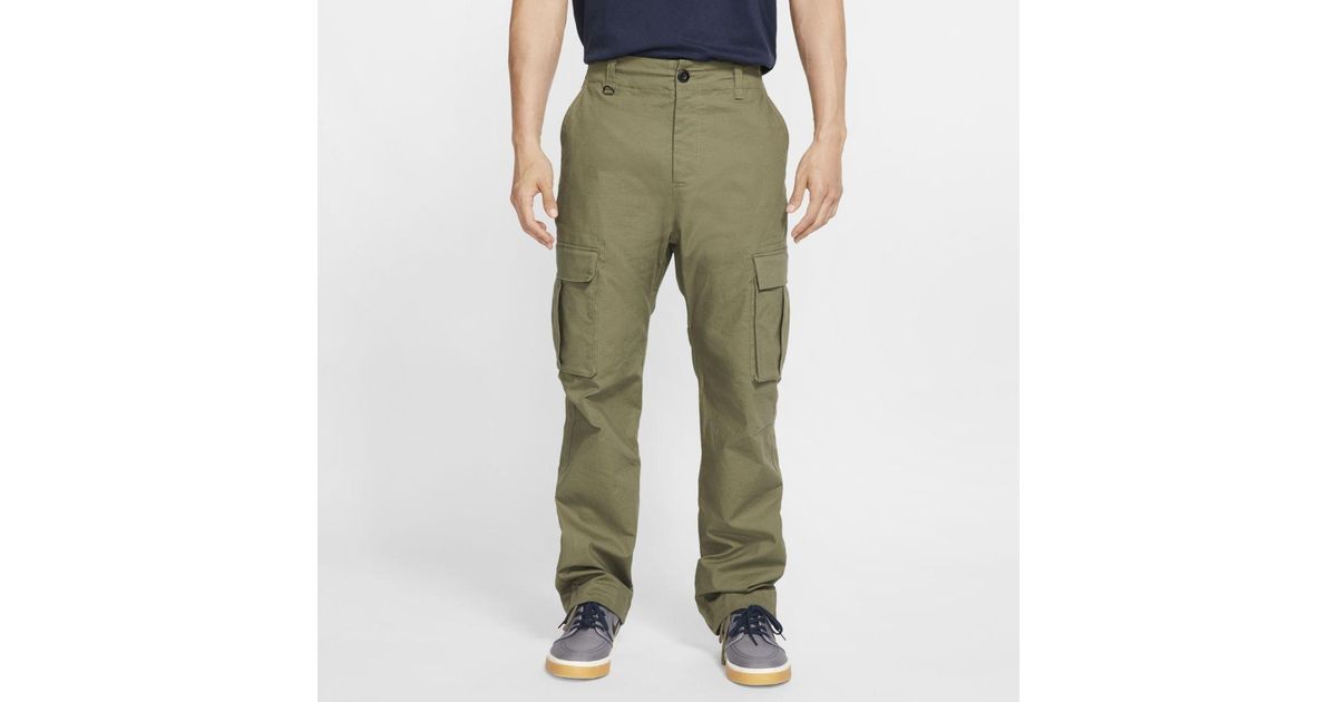 nike sb ftm flex green cargo pants