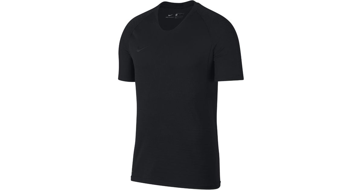 Nike Vaporknit Strike Men's Short Sleeve Soccer Top in Black/Black/Black ( Black) for Men - Lyst