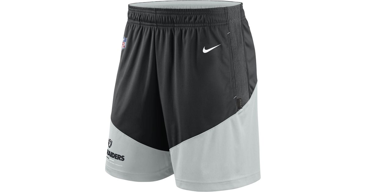 Nike Dri-fit Primary Lockup (nfl Las Vegas Raiders) Shorts In Black, in ...