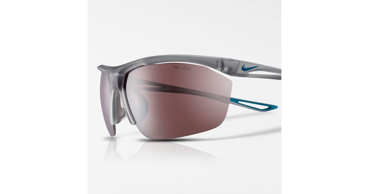 Nike Rubber Tailwind S Road Tint Running Sunglasses In Gray For Men Lyst