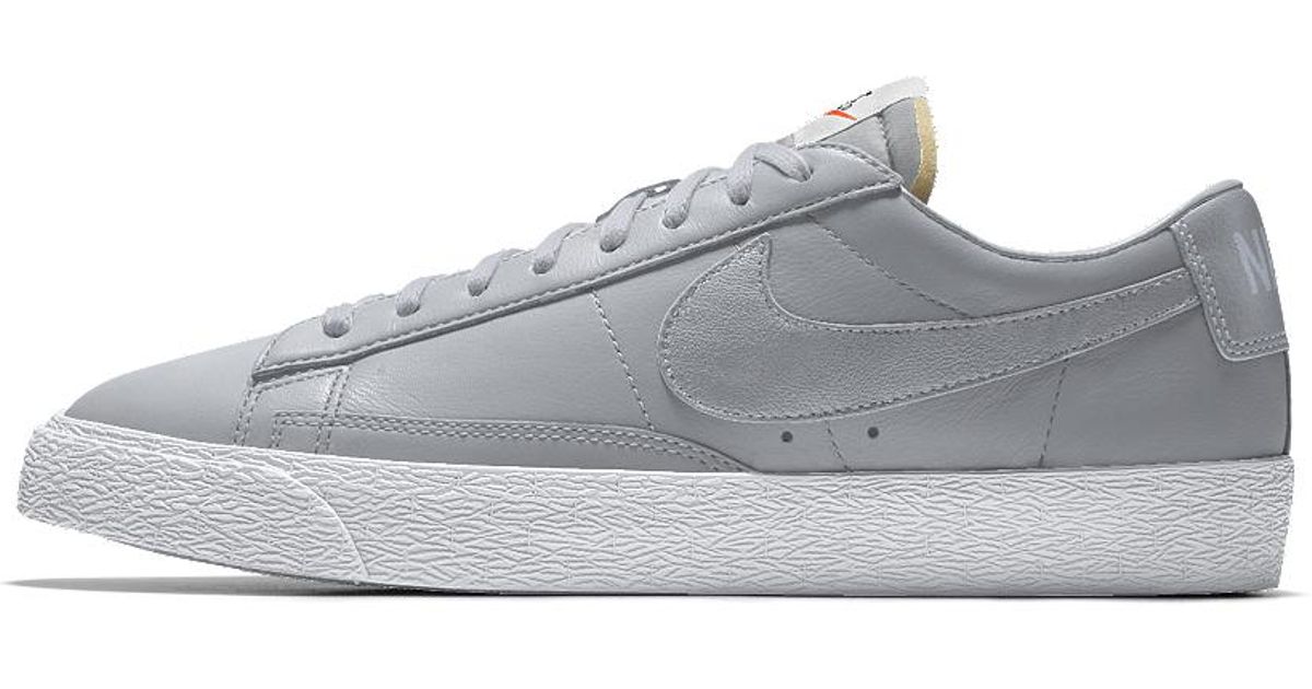nike blazer low grey