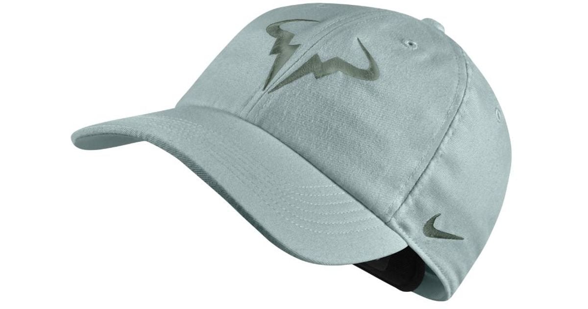 Nike Court Aerobill H86 Rafael Nadal Adjustable Tennis Hat (grey) in Gray  for Men | Lyst