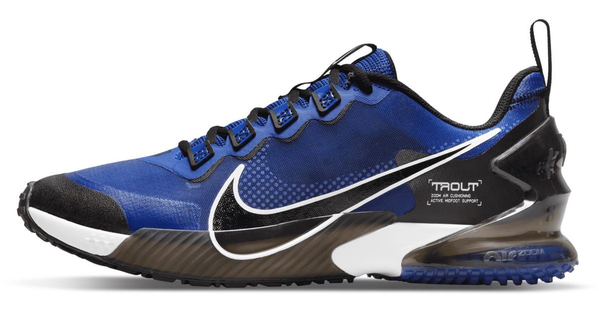 nike force zoom trout 7 turf blue