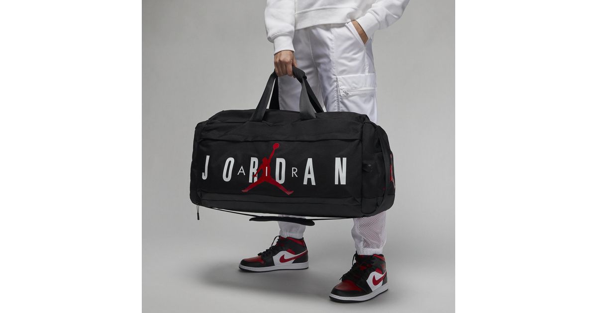 Nike Air Jordan Velocity Duffle Duffle Bag (55l) In Black, Lyst