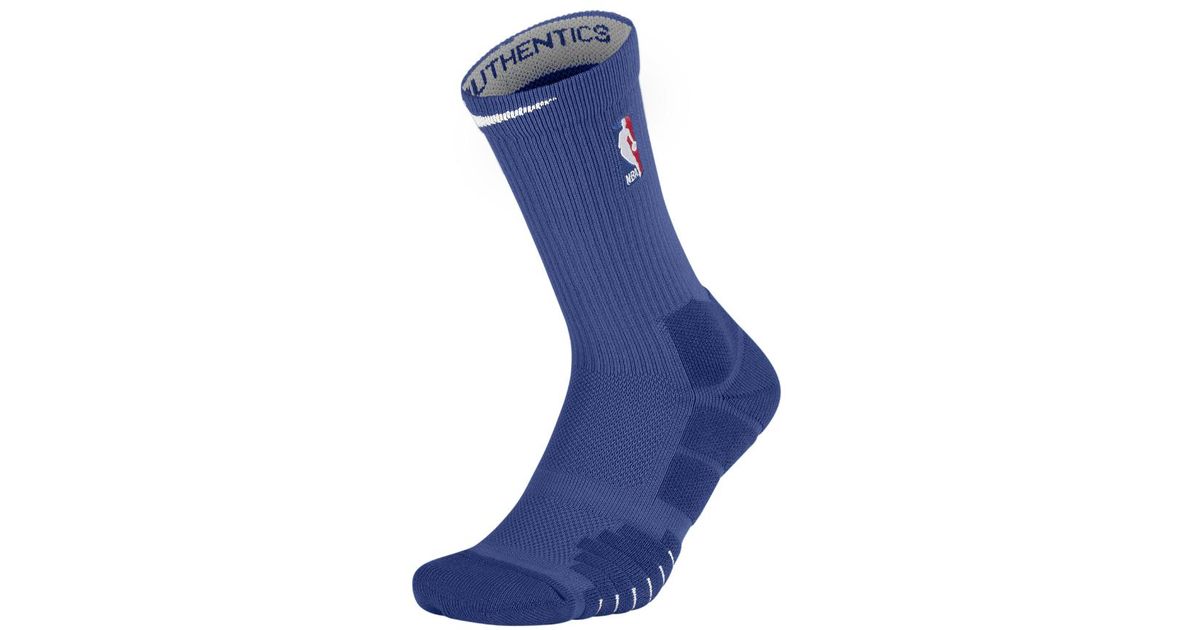 blue nba socks