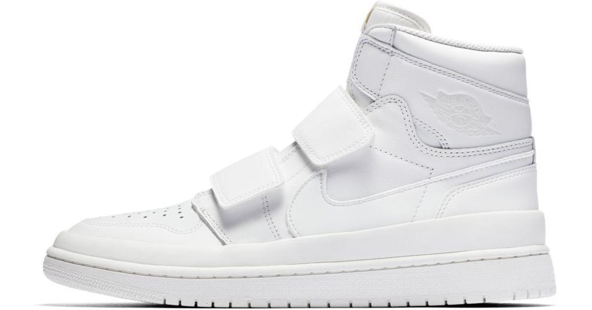 Nike Air Jordan 1 Retro High Double Strap Shoe in White for Men | Lyst
